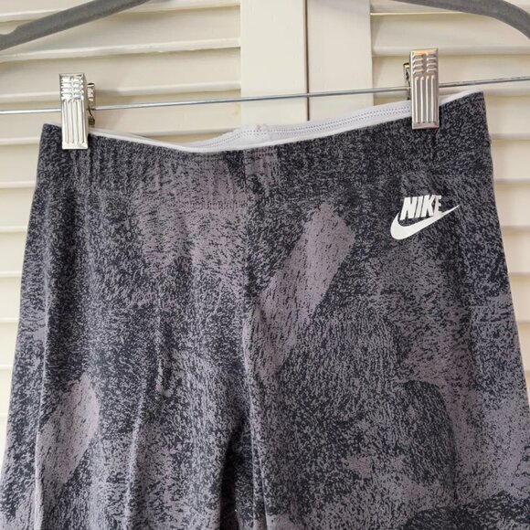 Nike Blue Label Compression leggings pants grey patterned women's small - Picture 2 of 9
